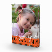 Ik hou van je Grandma Custom Photo Fotoblokken (Rechts)