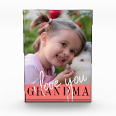 Ik hou van je Grandma Custom Photo Fotoblokken (Voorkant)