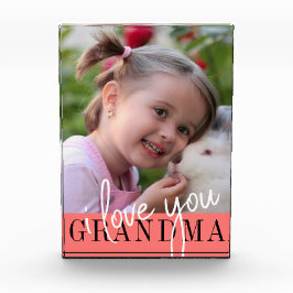 Ik hou van je Grandma Custom Photo Fotoblokken