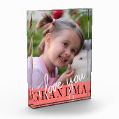 Ik hou van je Grandma Custom Photo Fotoblokken (Links)