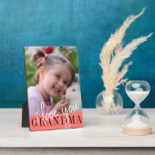 Ik hou van je Grandma Custom Photo Fotoplaat (Zijkant)