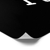 Ik hou van je grappige brein Pun Dark BG Poster (Hoek)