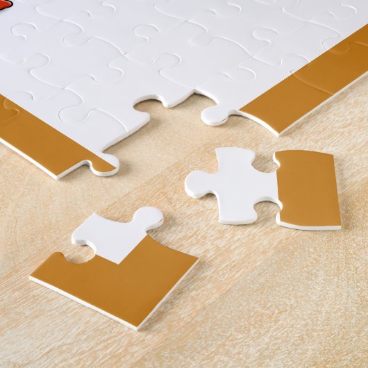 Ik hou van je grappige Humor Fun Phone Personalise Legpuzzel (Zijkant)