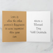 Ik hou van je Hakuna Matata Golden yellow beste we Kaart (Binnen)