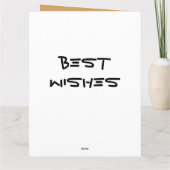 Ik hou van je Hakuna Matata Golden yellow beste we Kaart (Achterkant)