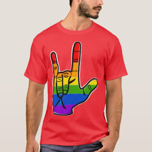 Ik hou van je hand 5 t-shirt