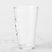 Ik hou van je hart Persoonlijk Glass Glas (Links)