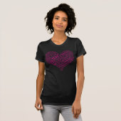 Ik hou van je hart (roze) t-shirt (Voorkant volledig)