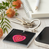 Ik hou van je hart sleutelhanger (Voorkant Rechts)