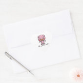 Ik hou van je. hart sticker (Envelop)