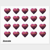 Ik hou van je hart sticker (Vel)