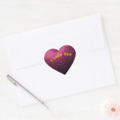 Ik hou van je hart sticker (Envelop)