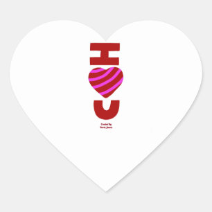 Ik hou van je hart Sticker