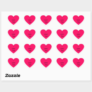 Ik hou van je hart sticker