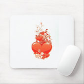 Ik hou van je hart valentijn romantische liefde muismat (Met muis)