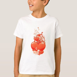 Ik hou van je hart valentijn romantische liefde t-shirt