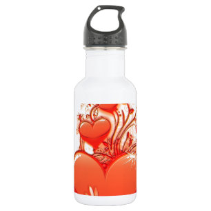 Ik hou van je hart valentijn romantische liefde waterfles