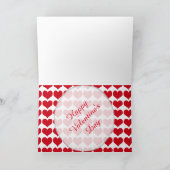 Ik hou van je hart ~ Valentijnsdag Feestdagen Kaart (Binnen)