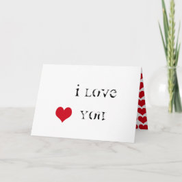 Ik hou van je hart ~ Valentijnsdag Feestdagen Kaart