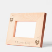 Ik hou van je harten op een touw gegraveerde lijstjes (Links)