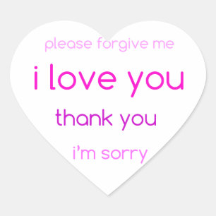 ik hou van je hartsticker hart sticker