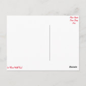 "Ik hou van je" ...herhaaldelijk Briefkaart (Achterkant)