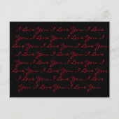 "Ik hou van je" ...herhaaldelijk Briefkaart (Voorkant)