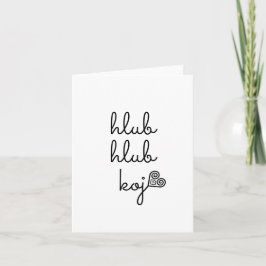 IK HOU VAN JE | Hmong geïnspireerde kaart