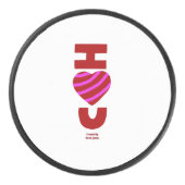 Ik hou van je Hockey Puck (Voorkant)