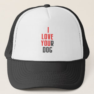 Ik hou van je hond - Grappig ik hou van jou Verbor Trucker Pet