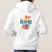 Ik hou van je hoodie (Achterkant)