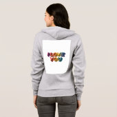 "IK HOU VAN JE." HOODIE (Achterkant volledig)