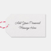 Ik hou van je | Hoorten, Rozen en botervliegen Cadeaulabel (Achterkant Horizontaal)