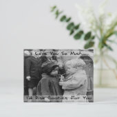 Ik hou van je, ik heb een riskante postkaart (Staand voorkant)