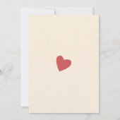 Ik hou van je, ik hou van je niet. Funny Valentijn Bedankkaart (Achterkant)