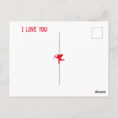 Ik hou van je in 20 verschillende talen briefkaart (Achterkant)