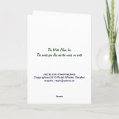 Ik hou van je in alle opzichten... vrouw e-mailkaa feestdagen kaart (Achterkant)