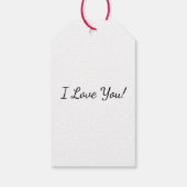 Ik hou van je in ASL Cadeaulabel (Achterkant)