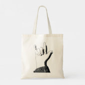 Ik hou van je in ASL Tote Bag (Achterkant)