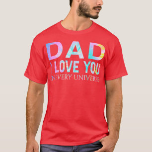 Ik hou van je in elke Vaderdag van papa. T-shirt