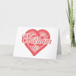 Ik hou van je in het Bulgaars - Obicham de Kaart