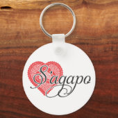 Ik hou van je in het Grieks - S'agapo Sleutelhanger (Voorkant)