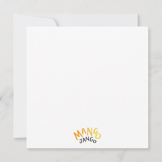 Ik hou van je in het obbble Handschrift Kaart (Achterkant)