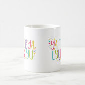 Ik hou van je in het Russisch, de tebya lyublyu Koffiemok (Center)