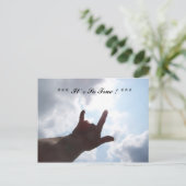 Ik hou van je in het teken, *** Het is zo waar! ** Briefkaart (Staand voorkant)