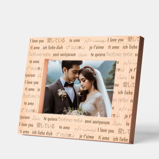 "Ik hou van je" in internationale Romance talen Gegraveerde Lijstjes