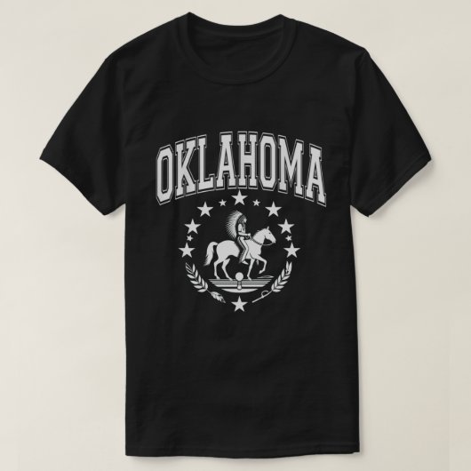 Ik hou van je in Oklahoma T-shirt (Design voorkant)