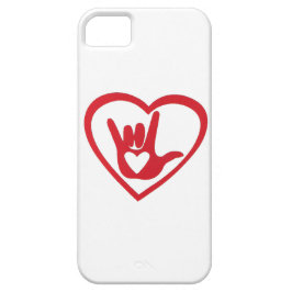 Ik hou van je in Sign Language (met al mijn hart) iPhone 11 Hoesje