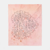 Ik hou van je in verschillende talen fleece deken (Voorkant)