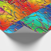 'Ik hou van je' inpakpapier (Hoek)